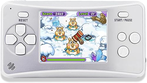 Juegos de mano para niños, juegos clásicos con pantalla LCD, soporte para salida de TV, juguetes de aprendizaje electrónico para niños y niñas de 4