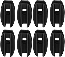 Isolador de cerca de canto de canto, 100 peças isolador forte isolador de cerca elétrica à prova de chuva proteção uv à prova de intempéries para jardim Preto