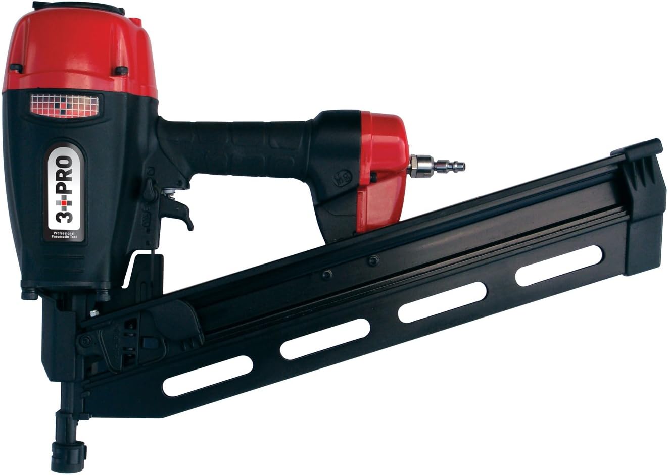 FN2190P 21-Degree FRH Framing Nailer, .113-.148 Diameter 2-3.5-Inch Long, Black/Red