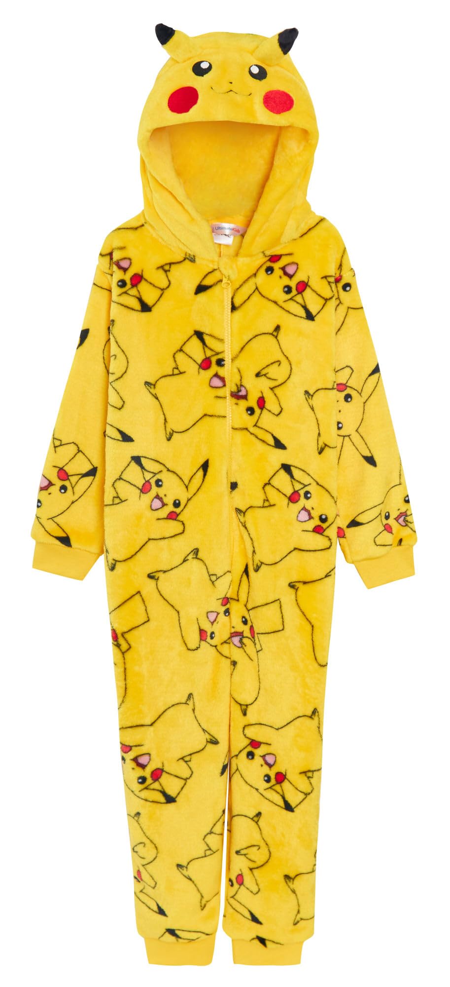Kids Pokemon Hooded Onesie Pikachu 13 Years