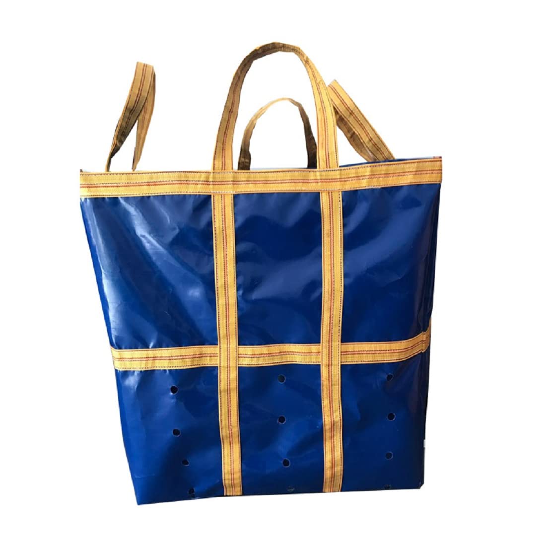 bag net fishing gear Wind River Landing Seine place beverages in bag Upcycled fishing net market bag