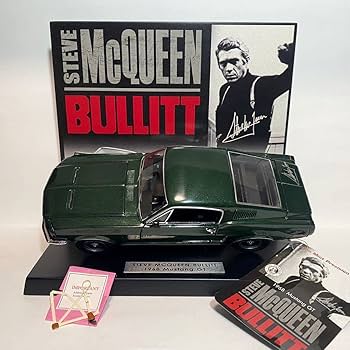 Amazon | 1/24 STEVE McQUEEN BULLITT 1968 MUSTANG GT 1of6800