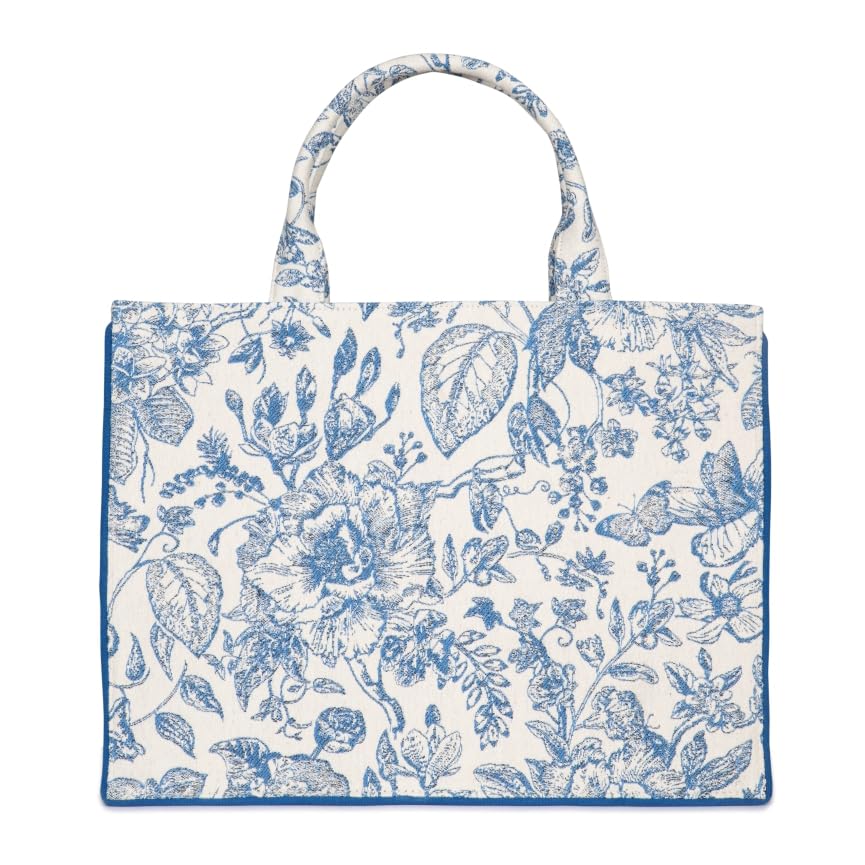 Individual Design | Stylish Tote Bags for Women & Ladies Hand Bags for Office Use, Perfect Large Purse & Formal Handbags, Branded Large Handbags for Women for Every Occasion, Tropical Pattern Jacquard (B0CPJ1S35P) Amazon Price History, Amazon Price Tracker