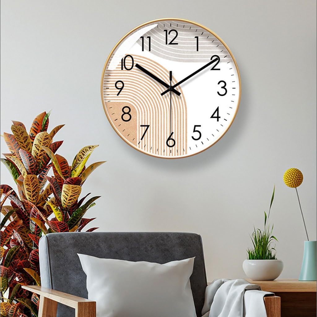 Orologio da parete Orologio da parete Orologio da parete semplice Orologio da soggiorno Orologio da parete Orologio al quarzo silenzioso con secondi di scansione Reloj De Pared(A)