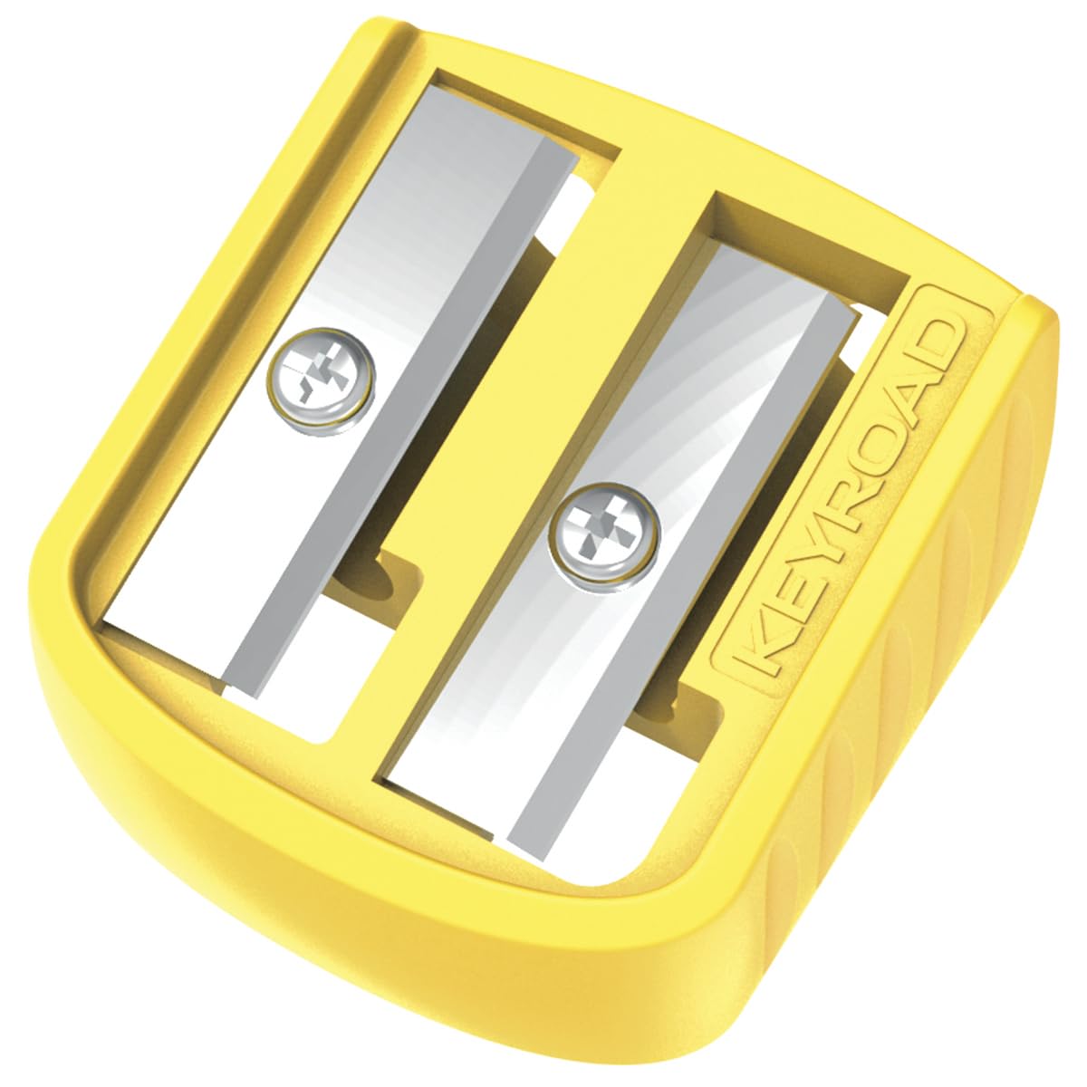 KEYROAD Double Pencil Sharpener - 2 Pack, Ergonomic Design For Thin & Thick Pencils, Mixed Colors