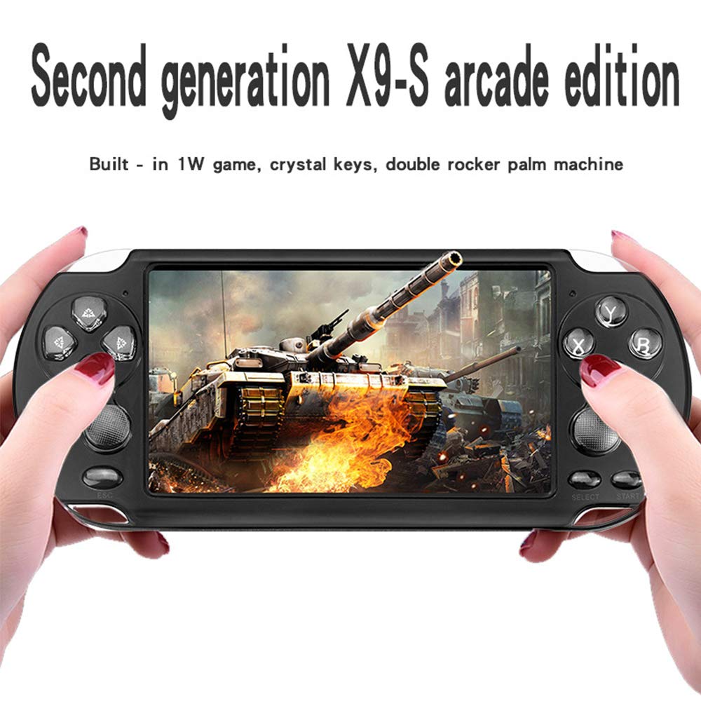 Computer portatile PSP schermo da 5 1 pollici console di gioco PSP console di gioco 8 G integrata 10.000 giochi compatibile con giochi da 8/16/32/64/128 bit