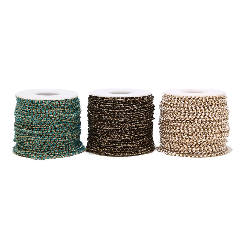 PandaHall, Catena in acciaio inox, 2,5 ~ 2,6 x 2 x 0,5 mm