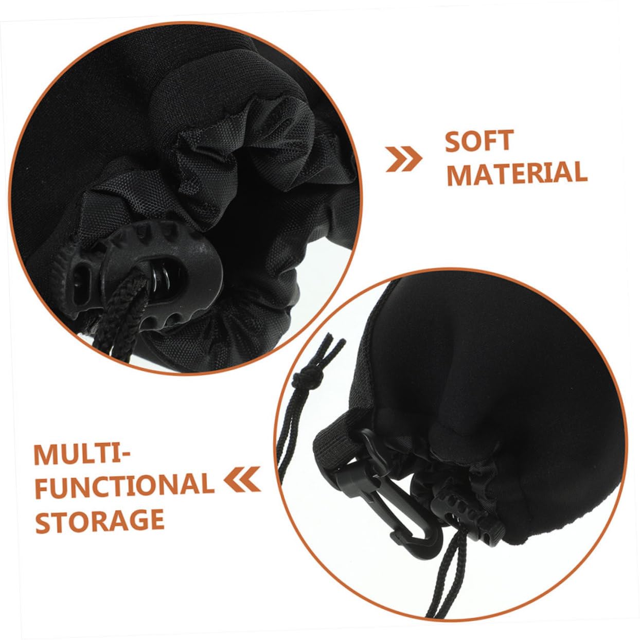 Angoily 5 Juegos De Bolsas Protectoras para Lentes De Cámara para Exteriores 3 Unidades X 5