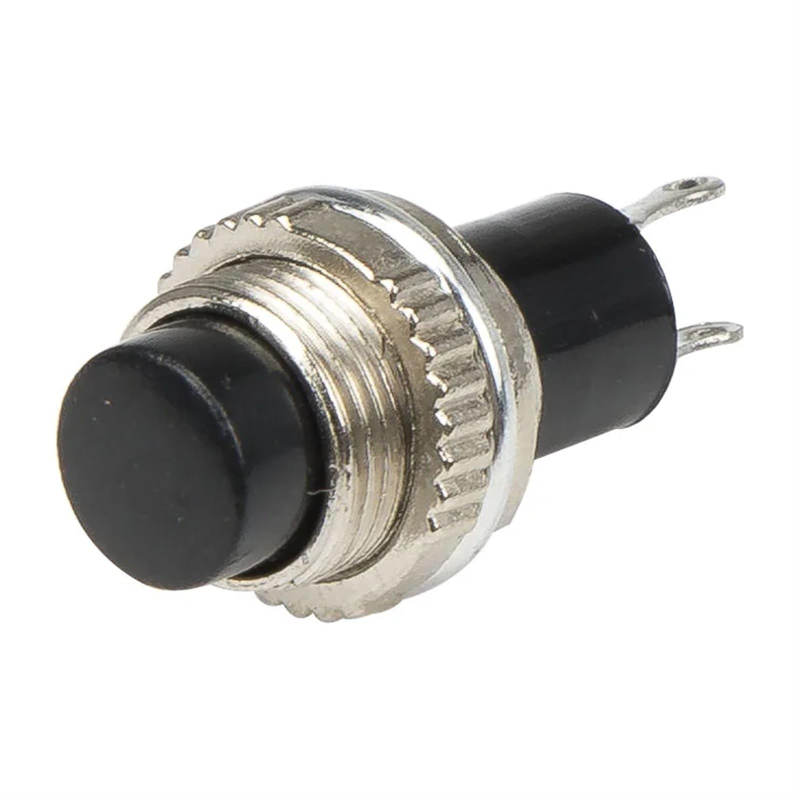 JNURGWLYH 100pcs / lot DS-314 10mm Reset - Off Push Button Switch SPST pushbutton(Nero)