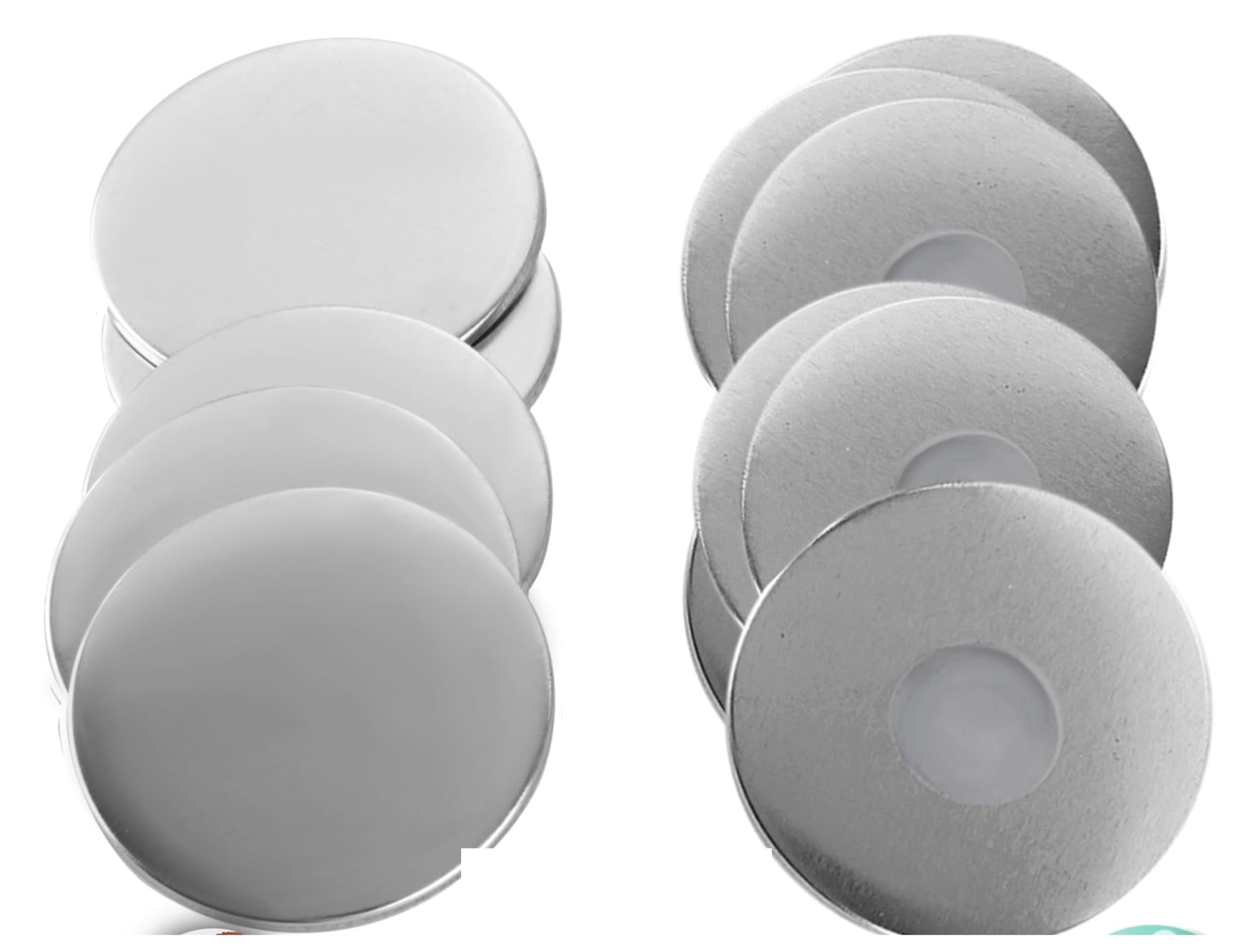 100 szt. Części guzikowe magnesu na lodówkę 37mm okrągłe puste materiały na magnes na lodówkę