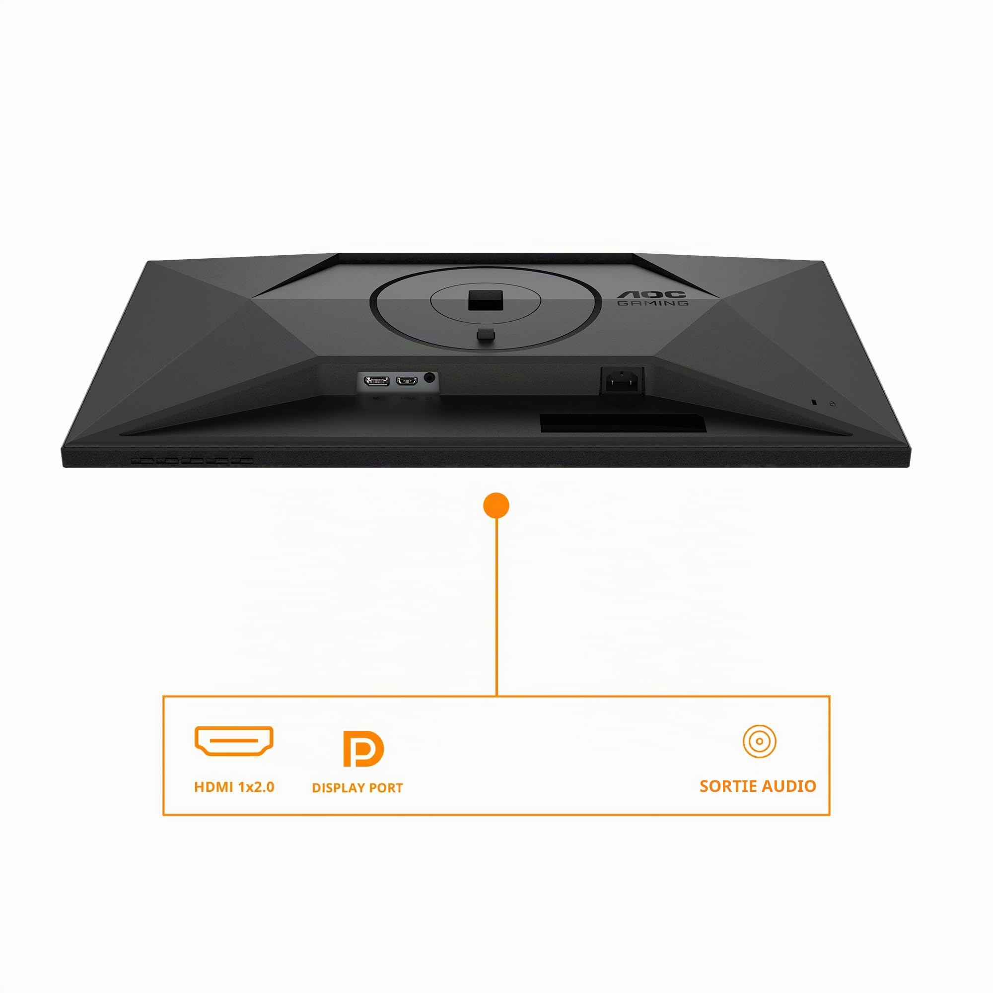 AOC Gaming Moniteur Q27G4XFAD 27 Pouce 180Hz Fast IPS Dalle, 1ms GtG, HDR10, G-Sync Compatible, Ajustable en Hauteur, (2560x1440 HDMI 1x 2.0 DP 1x 1.4) Noir