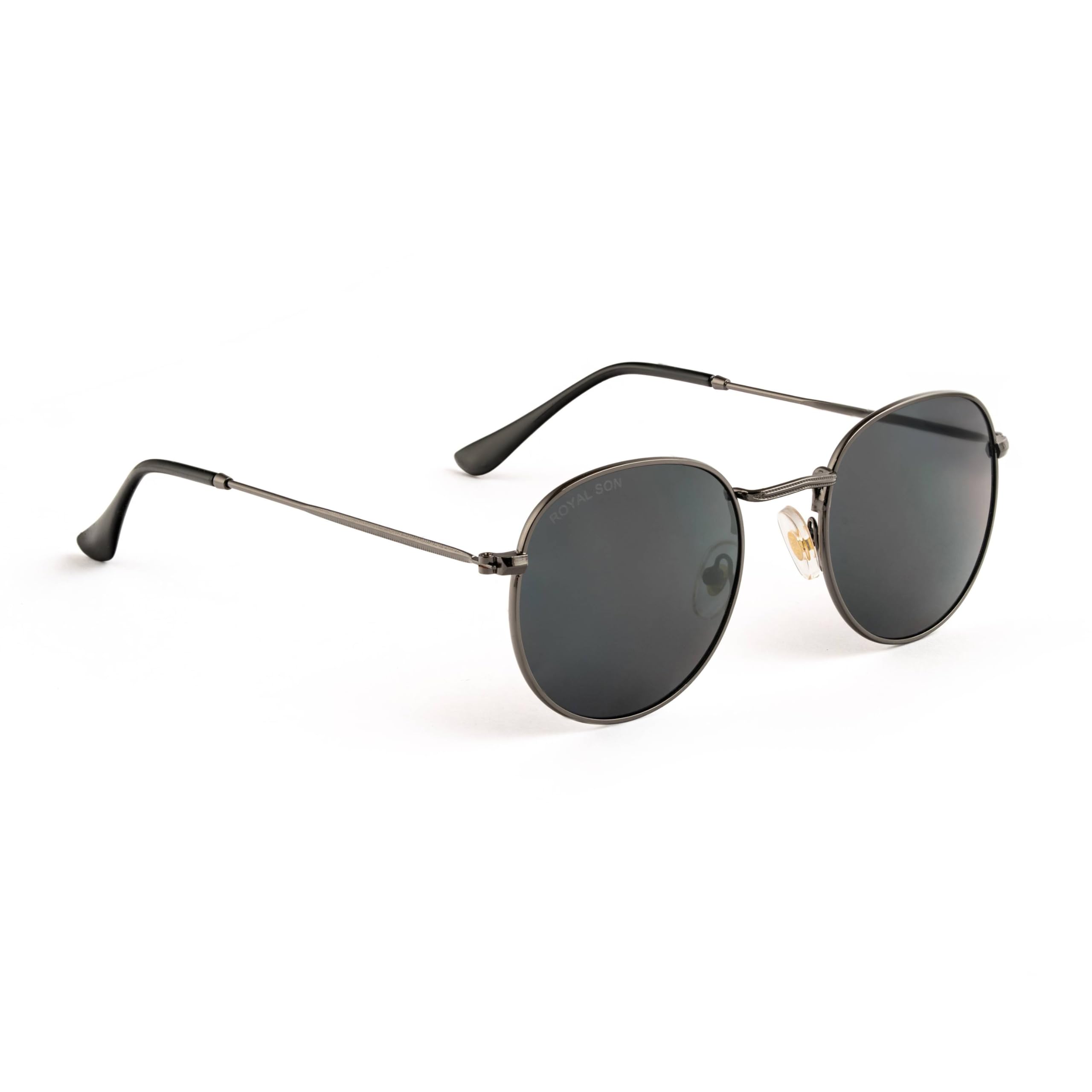 Men Women Round Polarized Sunglasses-image-40
