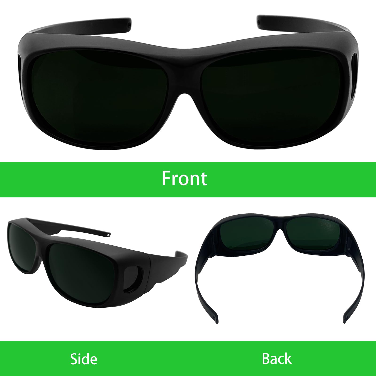 5 x okulary ochronne IPL 200-2000nm pełna laserowa ochrona oczu OD5+ UV400 ochrona przed zaparowaniem