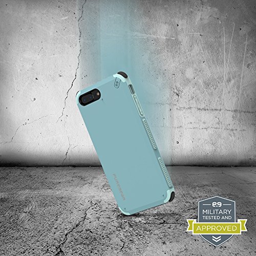 Puregear Dualtek Hip Durable Slim Protective Shock Absorbing + 360° Swivel Belt Clip Holster + Adjustable Kickstand For Iphone 8 Plus, 7 Plus, Blue/Gray #TOP1