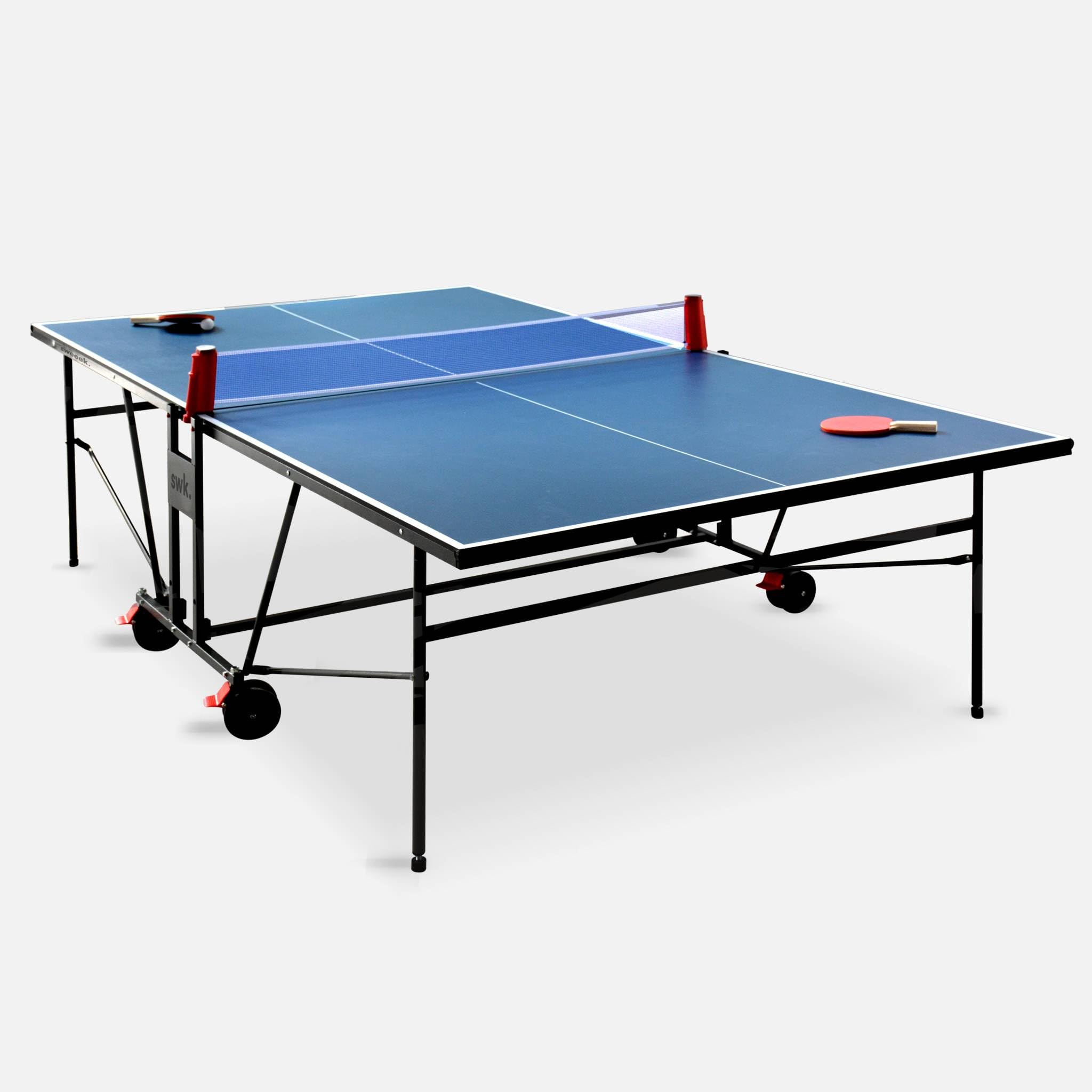 Table de ping Pong Indoor, avec 4 Raquettes et 6 balles, pour Utilisation intérieure, Sport Tennis de Table