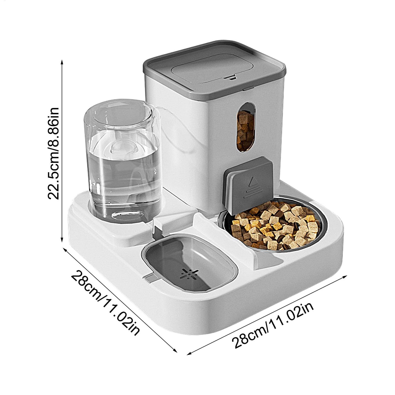 Contenitore for alimenti for cani(Gray)