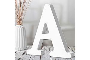 Unleash Creativity with AOCEAN White Wood Letters