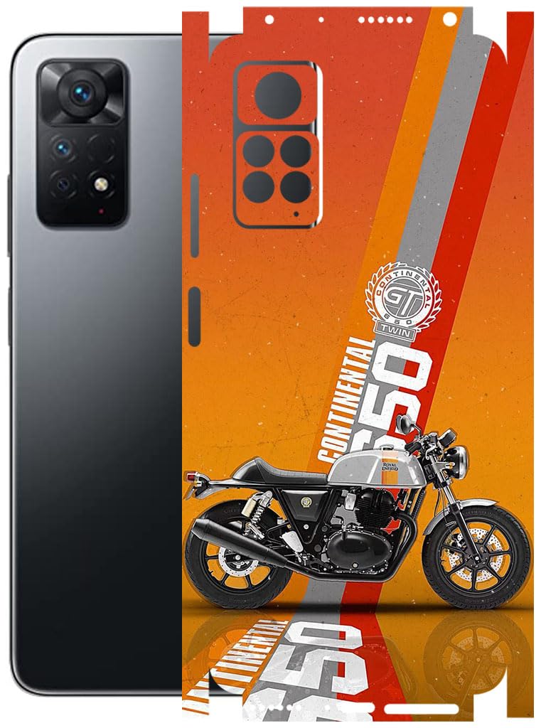 AtOdds - Full Body Back Screen Guard Protector Film - Lamination Wrap Skin Sticker Compatible with REDMI Note 11 PRO Plus | Scratchproof Matte Finish (Bullet)-image-19