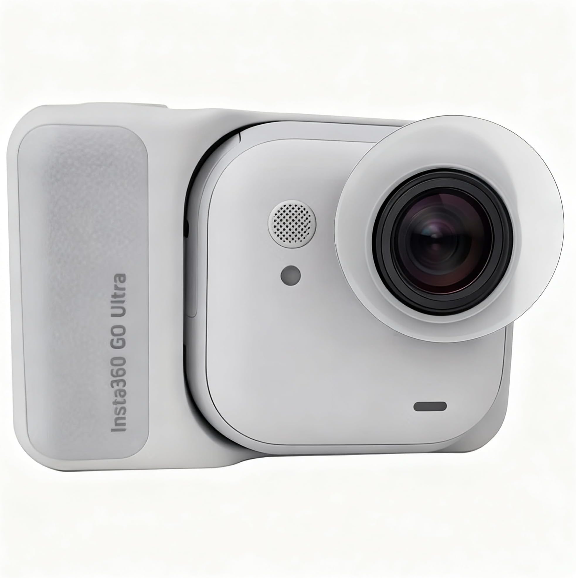 For Insta360 GO Ultra Lens Protective Cover, Gray Hard PC Cap, Scratch-Resistant & Anti-Dust Accessory