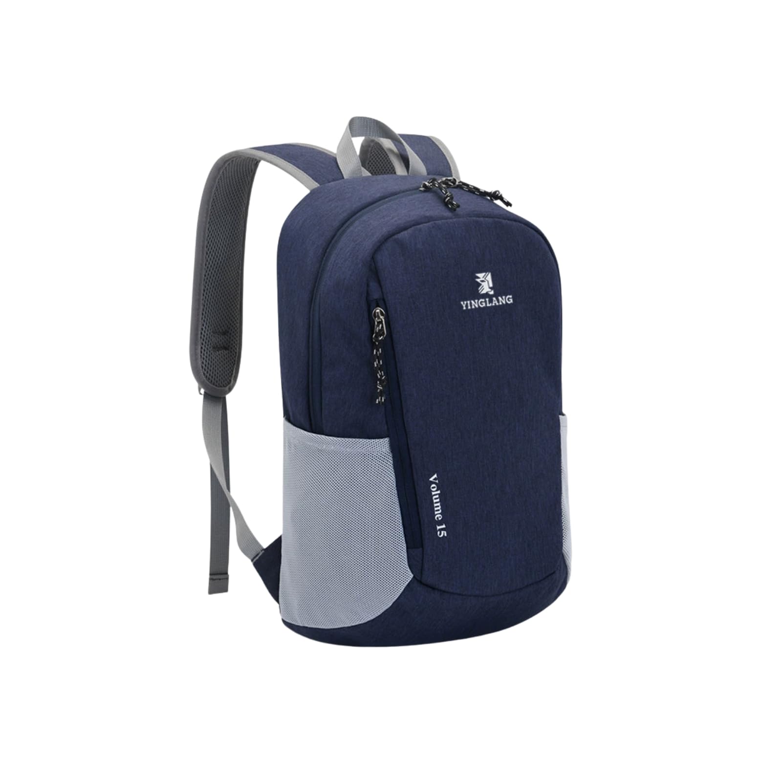 YIXING-H Small Mountaineering Backpacks for Men and Women /15L Lightweight Waterproof Daily Bags/Multifunctional Backpacks, Suitable for Outdoor Sports/Travel/School/Shopping/Commuting (dark blue)