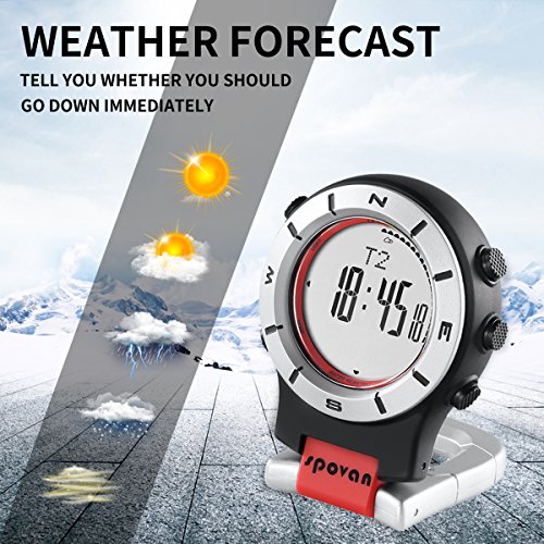 Findtime Pocket Watches Clip On Compass Altimeter Barometer Survival Led Digital Watch Quartz Unisex For Outdoor Sport Activities #TOP4