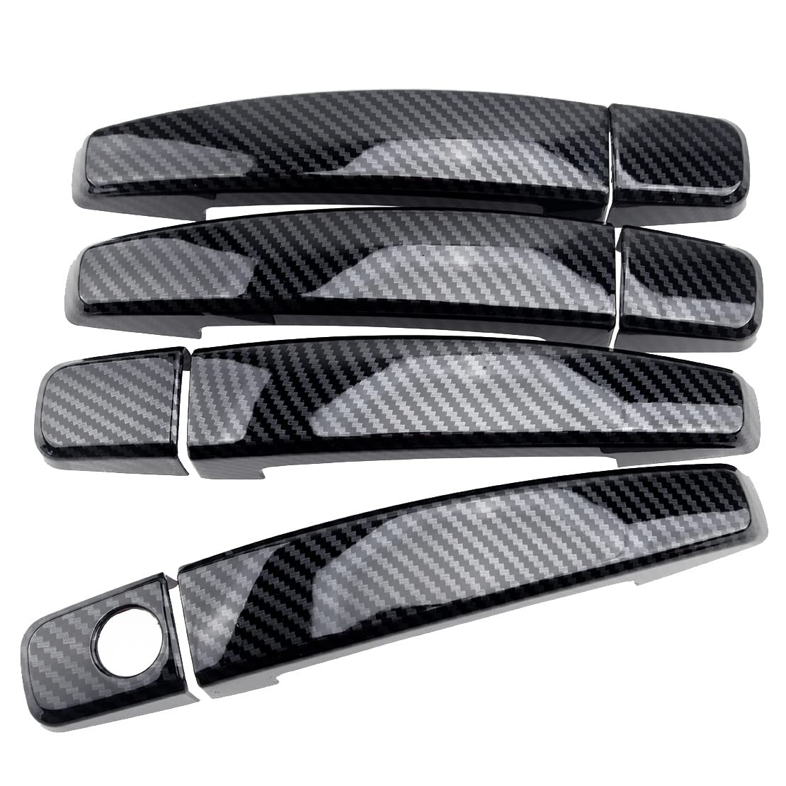 Car Exterior Door Handles for Buick Regal Lacrosse 2010-2014 Car Accessories 4X Carbon Fiber Style Door Handle Cover Trim