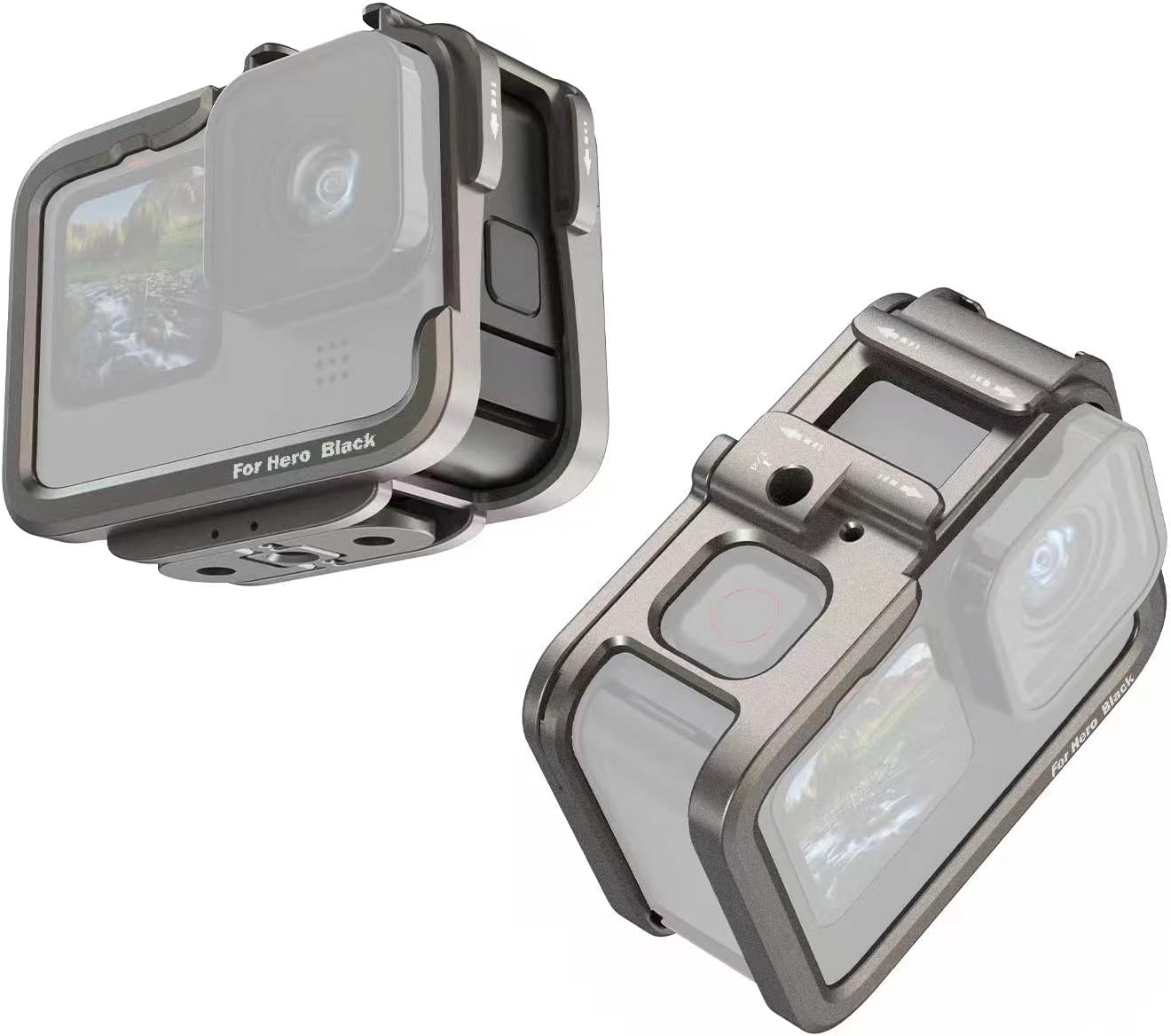 Aluminium Protective Frame for GoPro Hero12/11/10/9,Metal