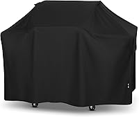 Vista 9 de Unicook Funda de parrilla de 53 pulgadas para Weber Spirit II 300 y Spirit 300 Series, funda de barbacoa para exteriores de alta resistencia e