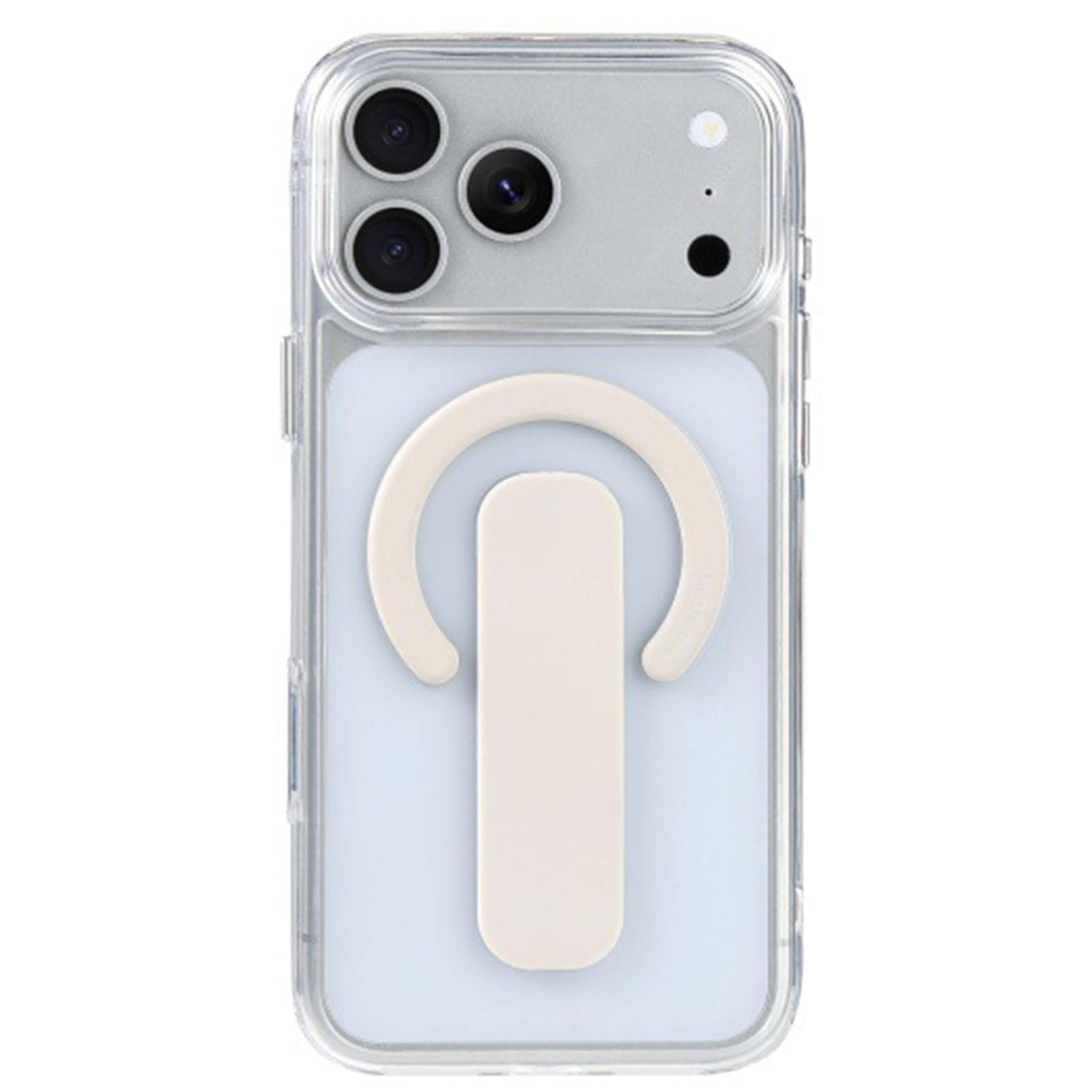 Coque iPhone 17 Pro Max anti-jaunissement transparente avec support - 5
