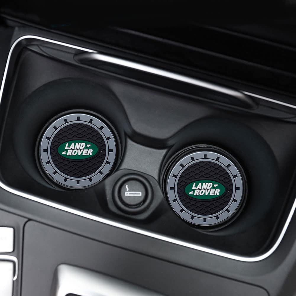 Lot De 4 Dessous De Verre Universels Antidérapants En Silicone Gris Pour Porte-gobelets De Voiture, Pour Hommes Et Femmes,t