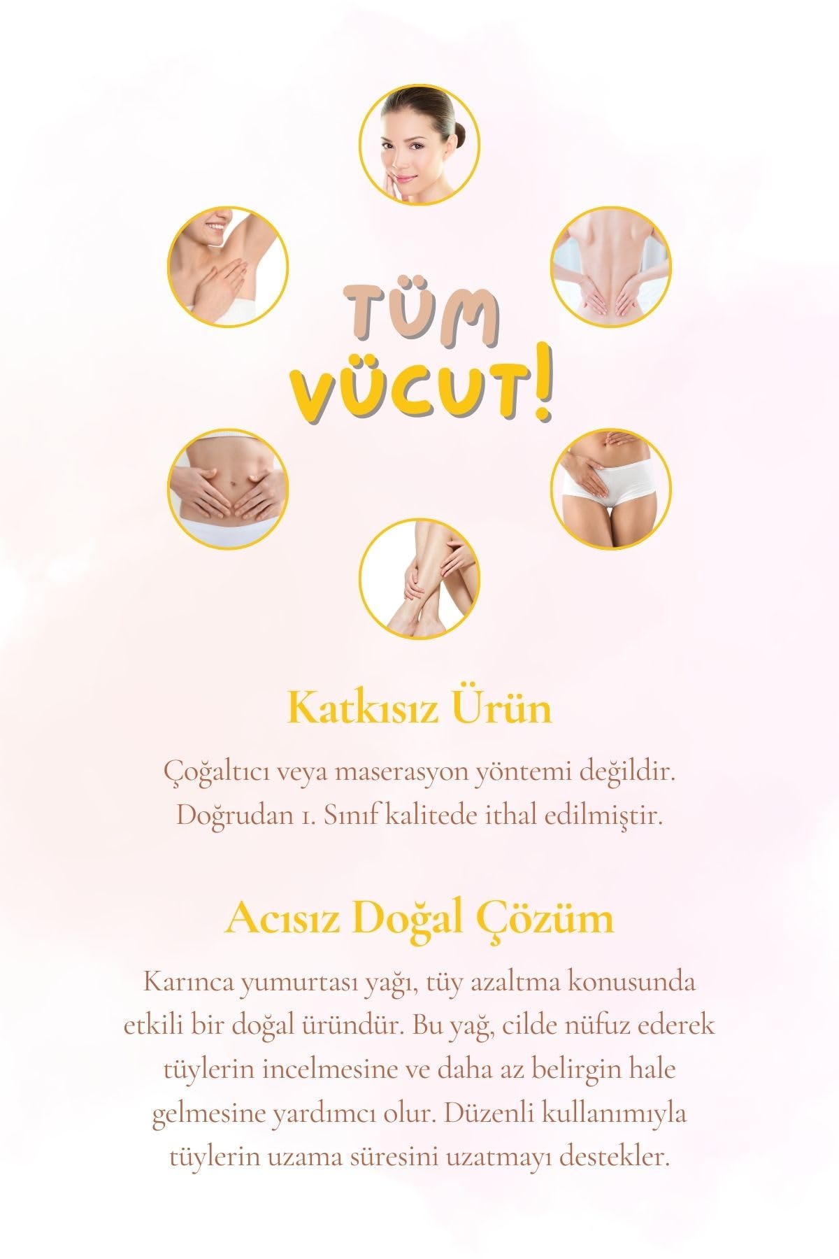 Karınca Yumurtası Yağı 100 ml - Epilasyon Sonrası Tüy Azaltıcı Bakım Yağı