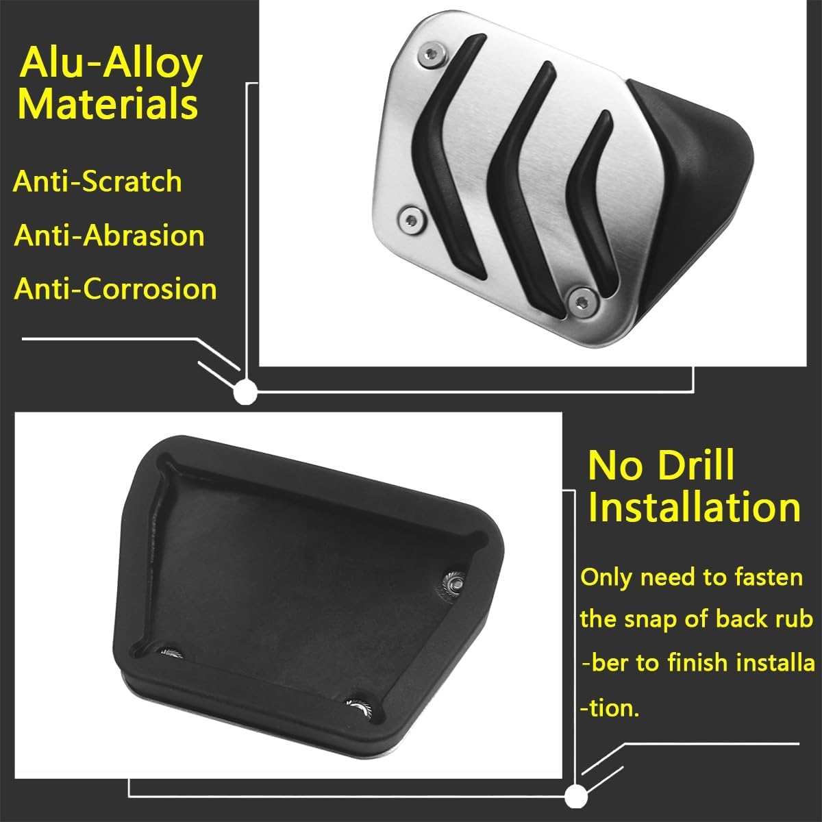 Pedales de coche, tapas de pedales compatibles con accesorios de pedal de freno F21 F36 F22 F30 F32 G07 G12 F25 G29