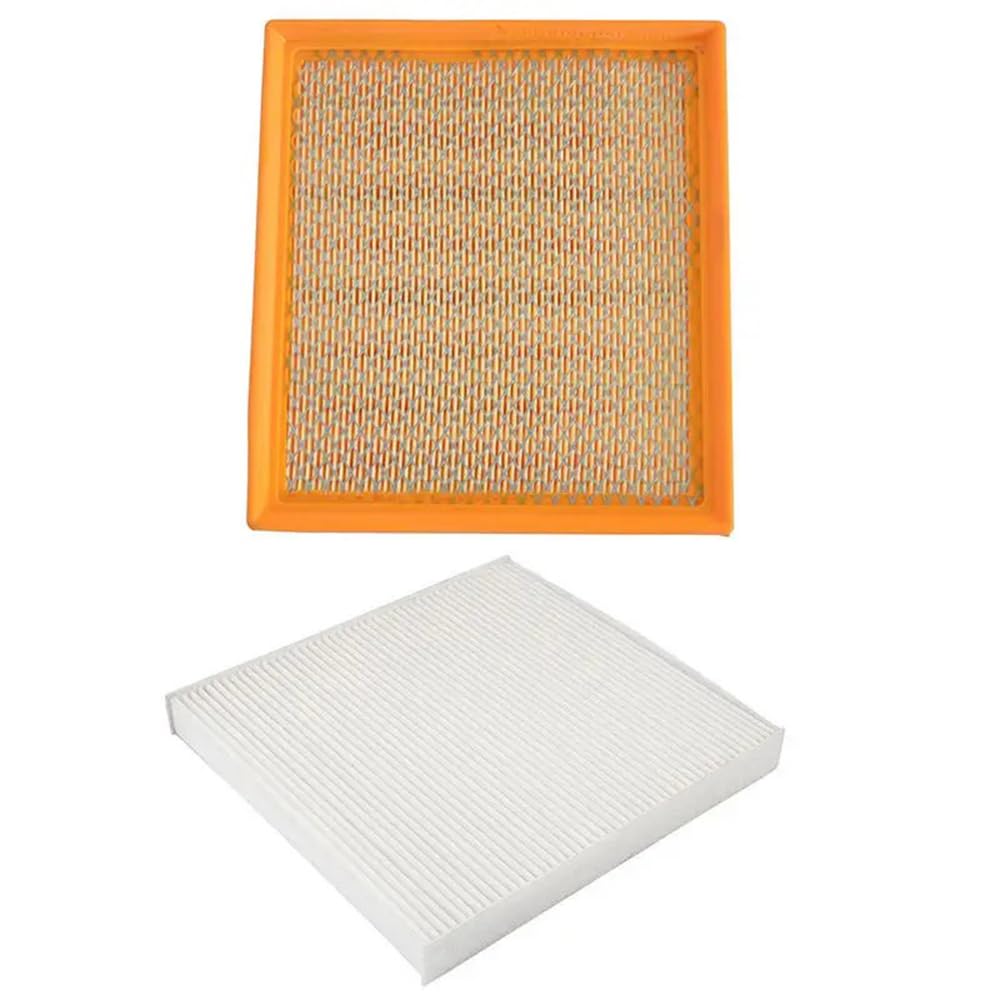 Filtr Powietrza Kabinowego dla Jeep Grand Cherokee WK2 2009 SRT 2011, 24,2x22x5,4cm 2 szt. Filtr powietrza samochodowego Filtr kabinowy 04861756AA/68079487AA