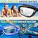 SiFREE 2 Packs Swim Goggles + Swim Caps + Nose Clip + Earplugs + Mesh Pouches, NO Hurt Nose NO Leaking Anti Fog UV Protection Swimming Glasses & Swim Gear for Women Men Kids Girls Boys