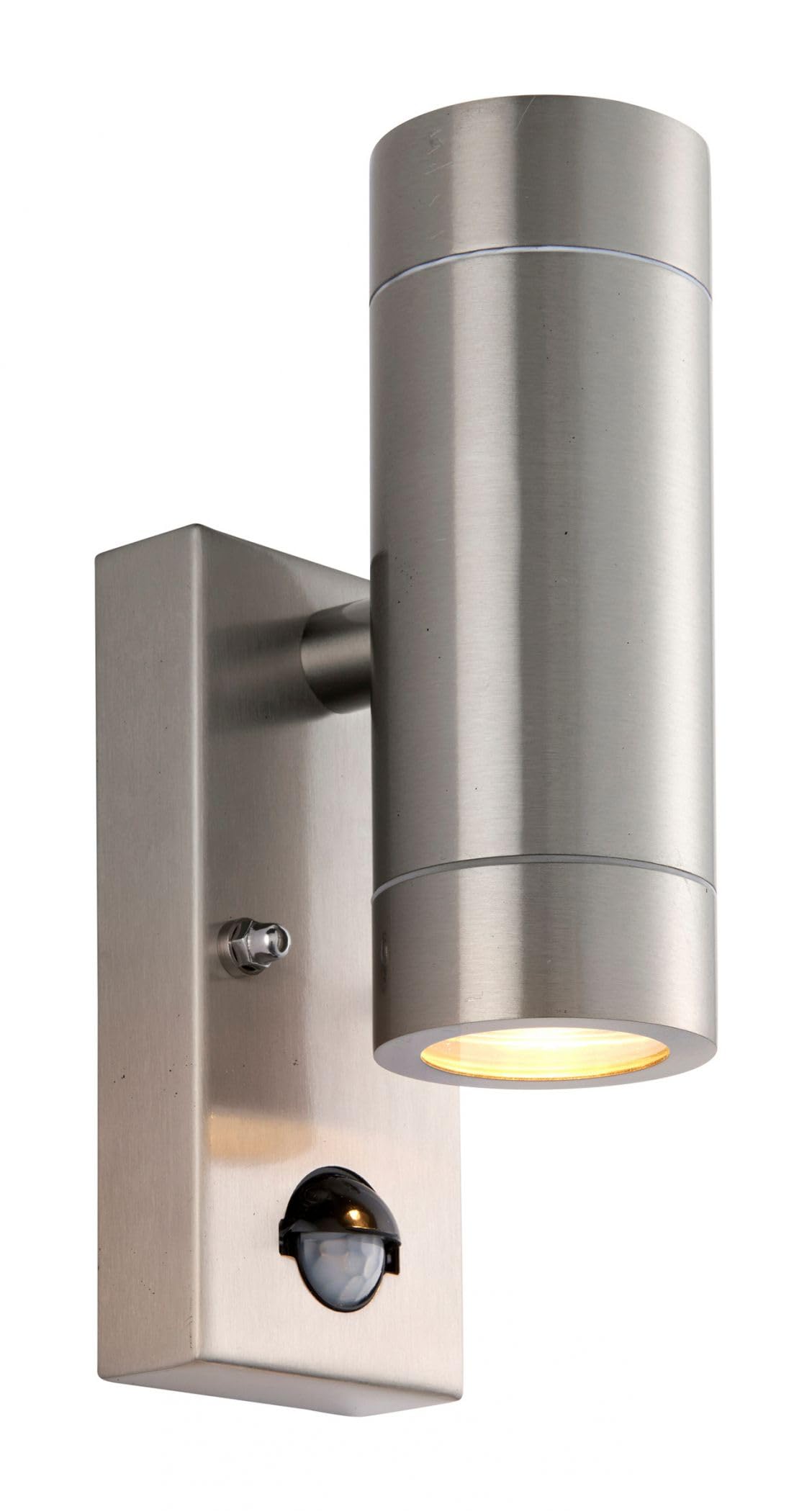 SAXBY Palin Outdoor Wall Light with PIR 2LT - Marine Grade Stainless Steel (101352)