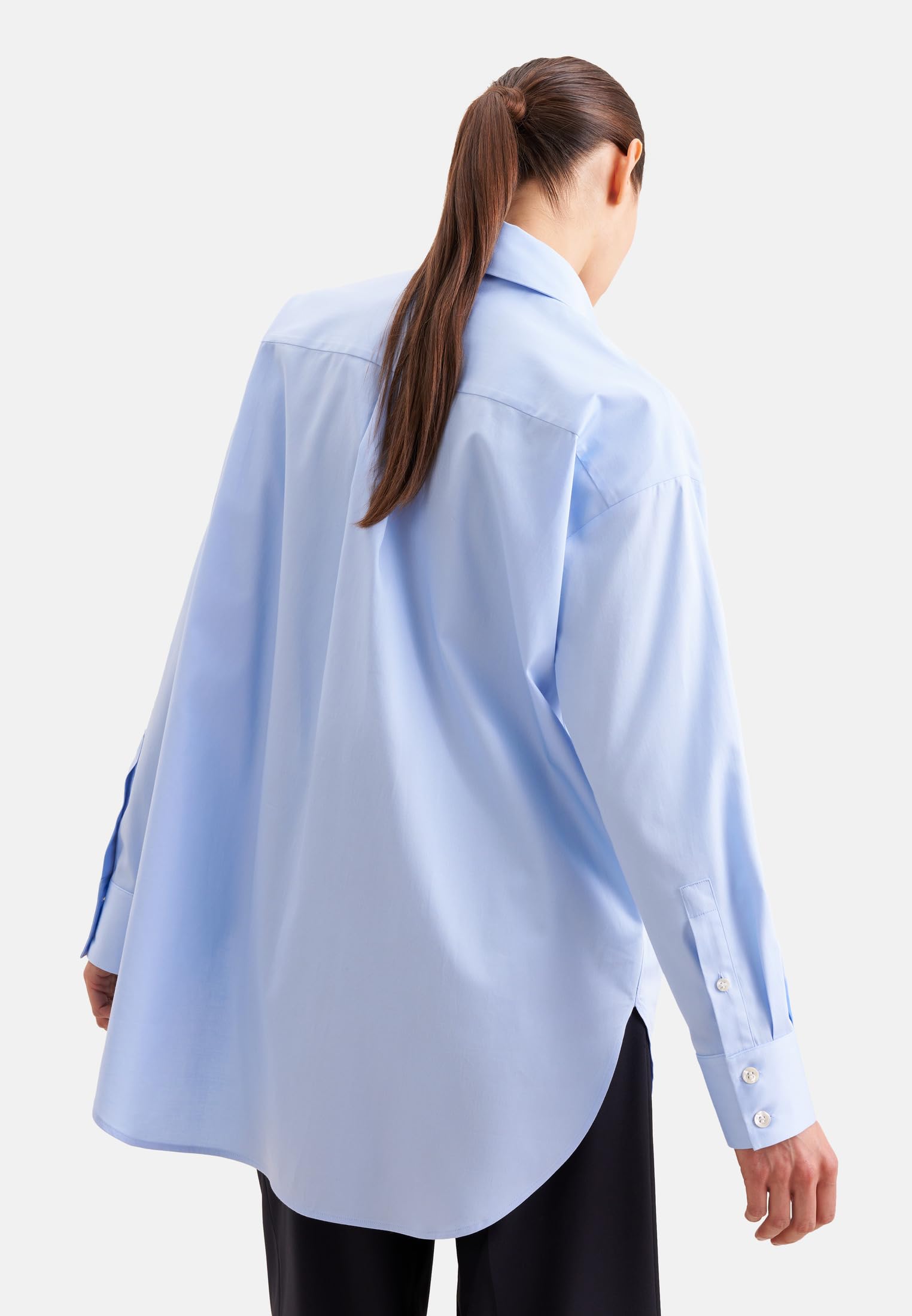 Seidensticker Damen Oversized Fit Langarm Oversizebluse Bluse