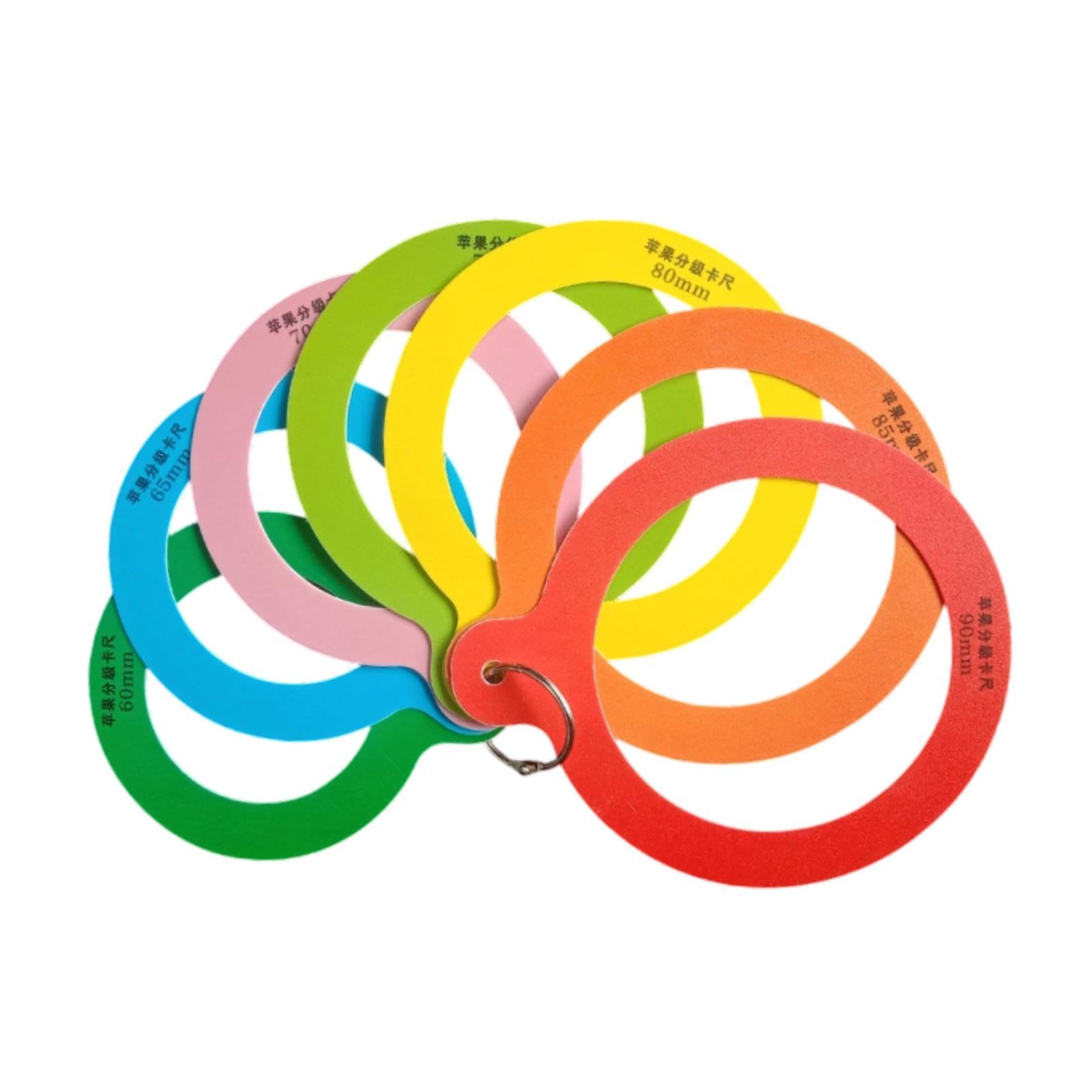 Fruit Circle Caliper Professional Flexible Sorting Tool Fruit Diameter Gauge 7 Rings | Home & Garden | Tools | Measuring & Layout Tools | Measuring Tapes & Rulers-image-20