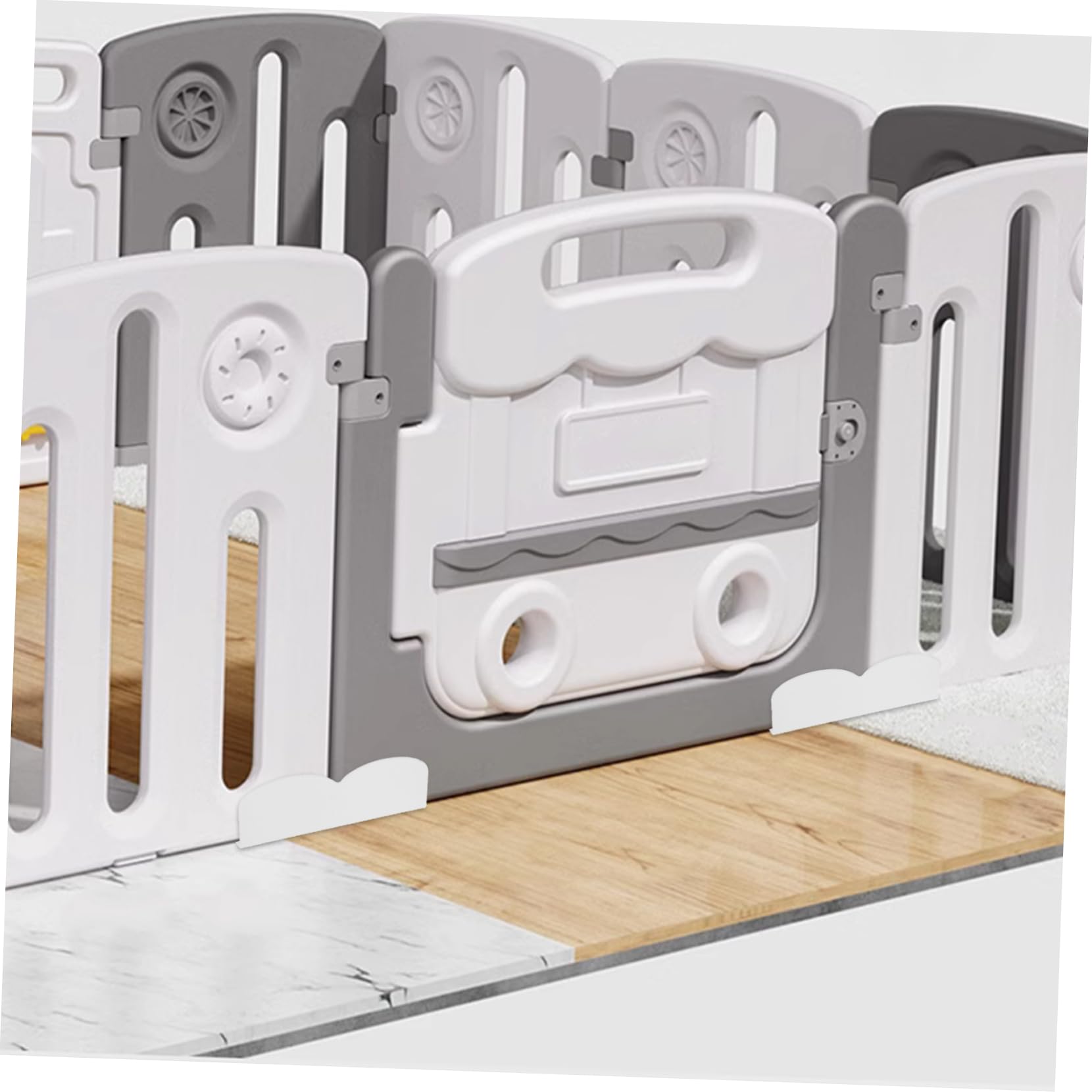 GARVALON Plastic Playpen Stabilizing Supplies 2 Pack Fixator for Baby Playpen Replacement Parts