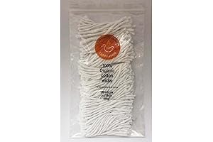 Natural Organic Cotton Wicks - Unbleached & 100% Pure