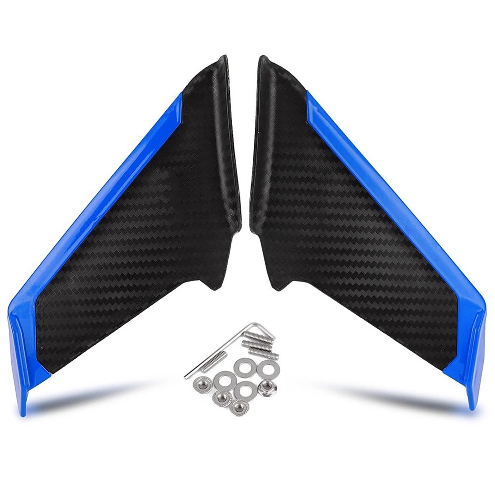 Front Bumper Splitter dachowy Pasuje do HONDA CBR600 CBR650R CBR1000 CBR300R CBR650F CBR50 Przednia owiewka, aerodynamiczne skrzydełka, boczne spojlery