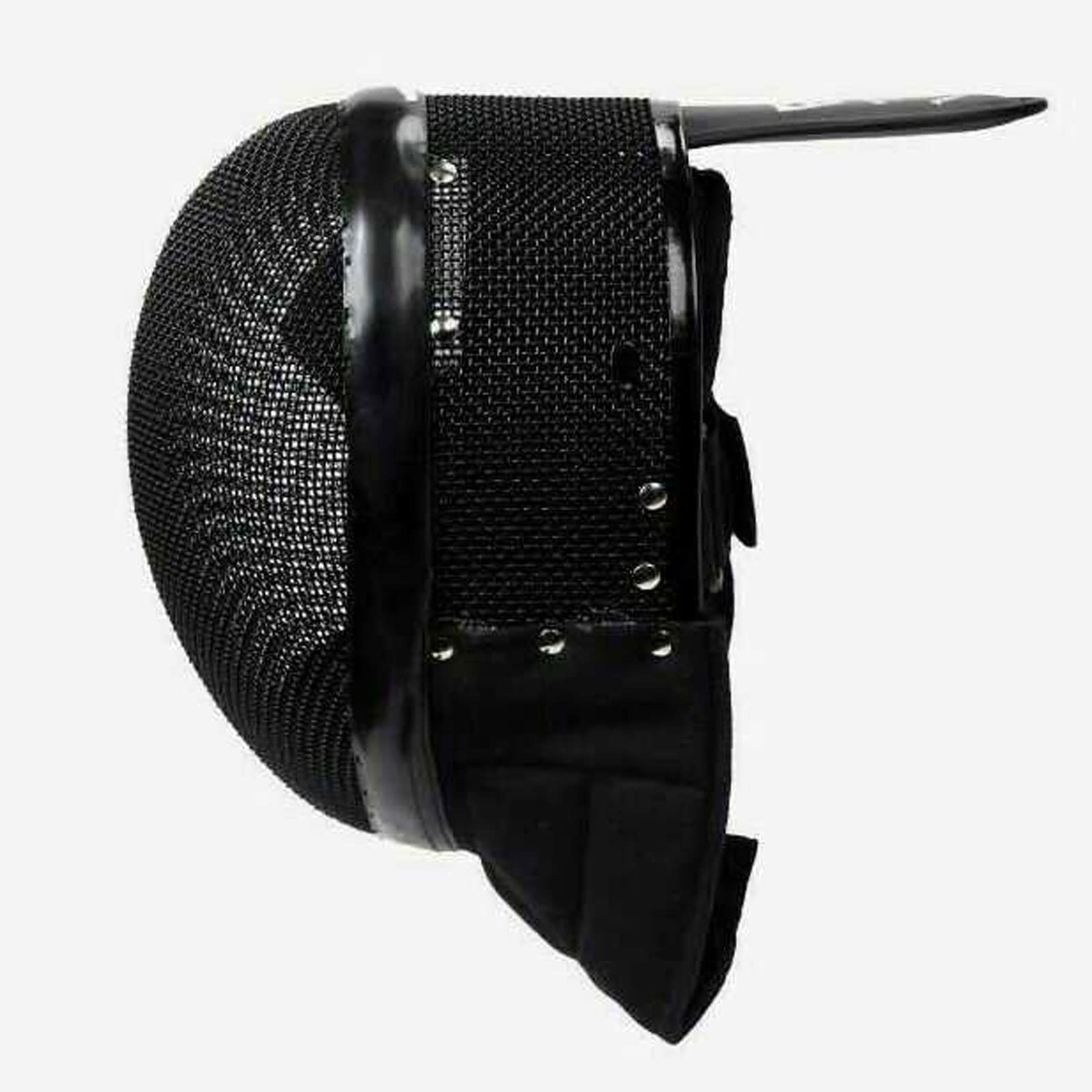 Fechttrainer-Helm Fechttrainer-Mütze (mit Abnehmbarem Futter) 1600N Fechttrainingsgeräte (Dicke : Black, Size : L)