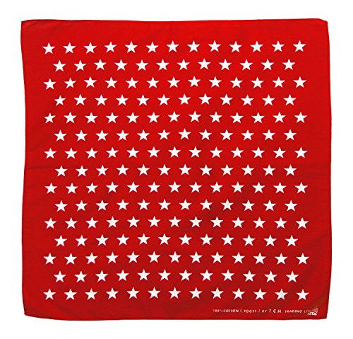 Bestellmich / Kopftücher Foulard bandana Rouge Motif étoiles Cover