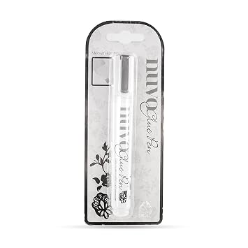 Nuvo Glue Pen for Crafting and Card Making, Medium Flat Tip