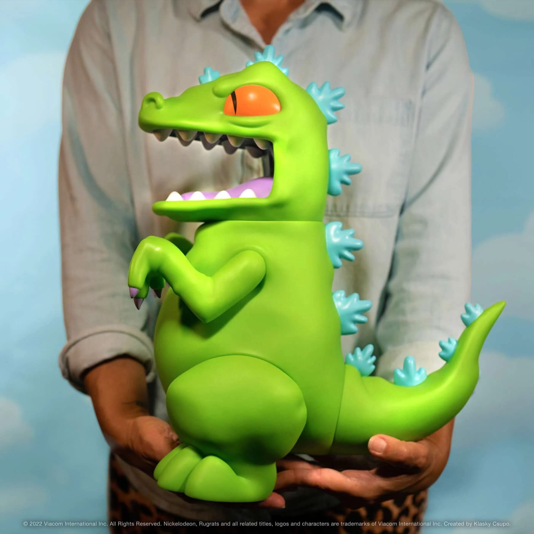 ニコロデオンRUGRATSフィギュア7体 ビンテージ Rugrats Supersize Reptar 16IN Vinyl Figure | Amazon.com.br