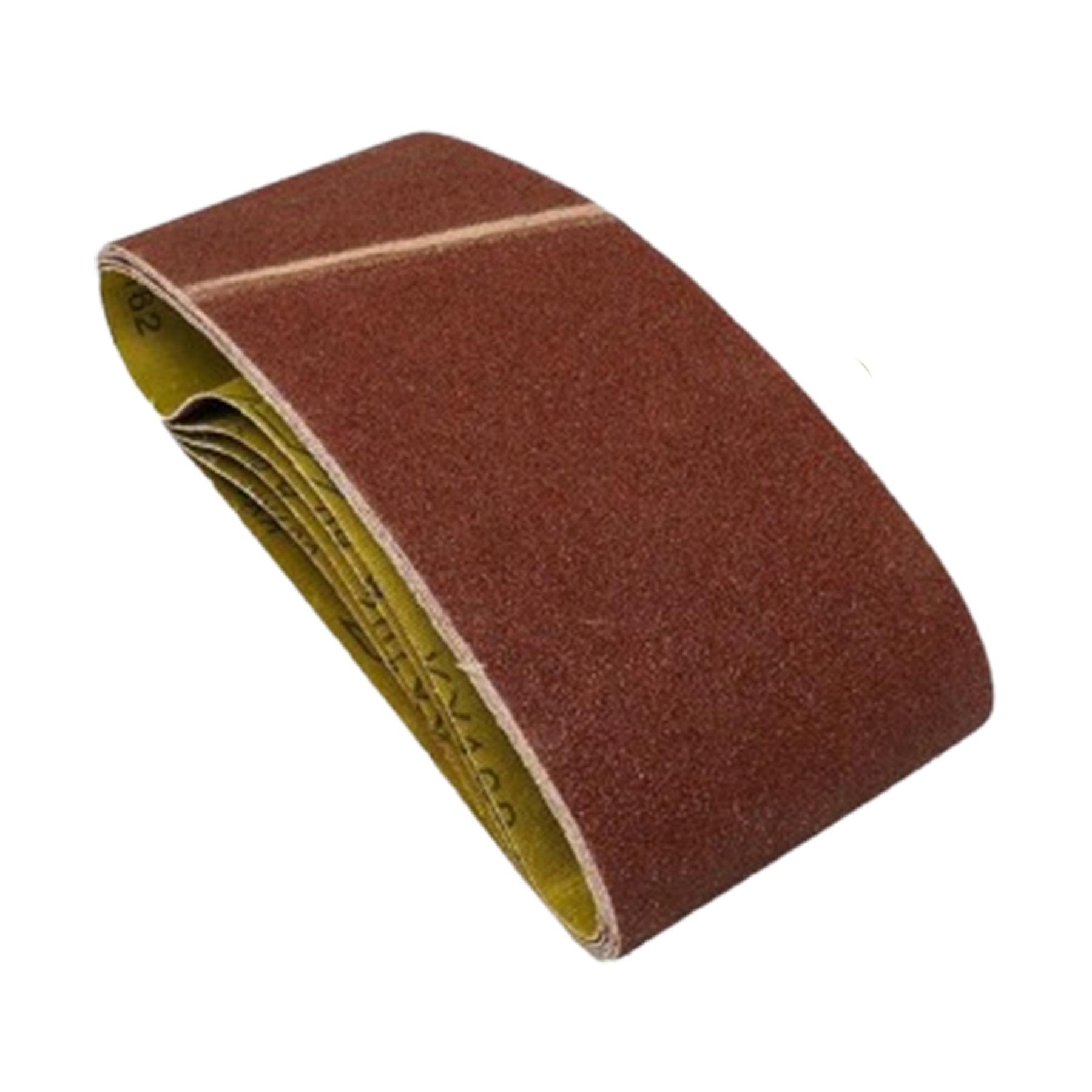 Dapetz ® Sanding Belt 100 x 610mm to Fit Makita Belt Sander, Aluminuim Oxide 80 Grit Sander Belts for Grinding, Polishing, Sharpening and Derusting (5 Pieces)