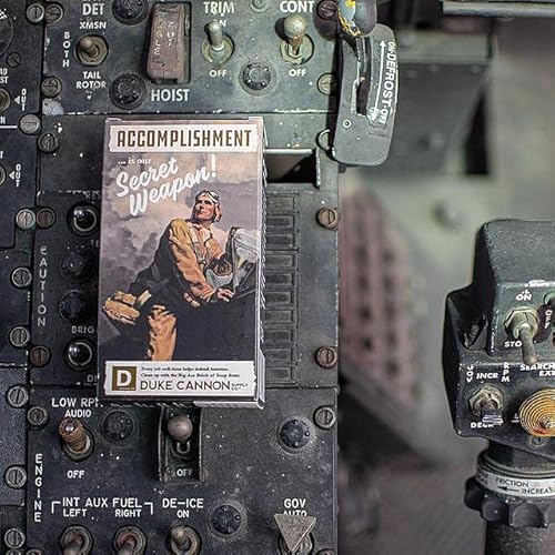 Duke Cannon Supply Co. Big Ass Brick Of Soap Bar For Men Wwii Collection Smells Like Accomplishment (Bergamot & Black Pepper) Multi-Pack - Superior Grade, Extra Large, All Skin Types, 10 Oz (3 Pack) #TOP5