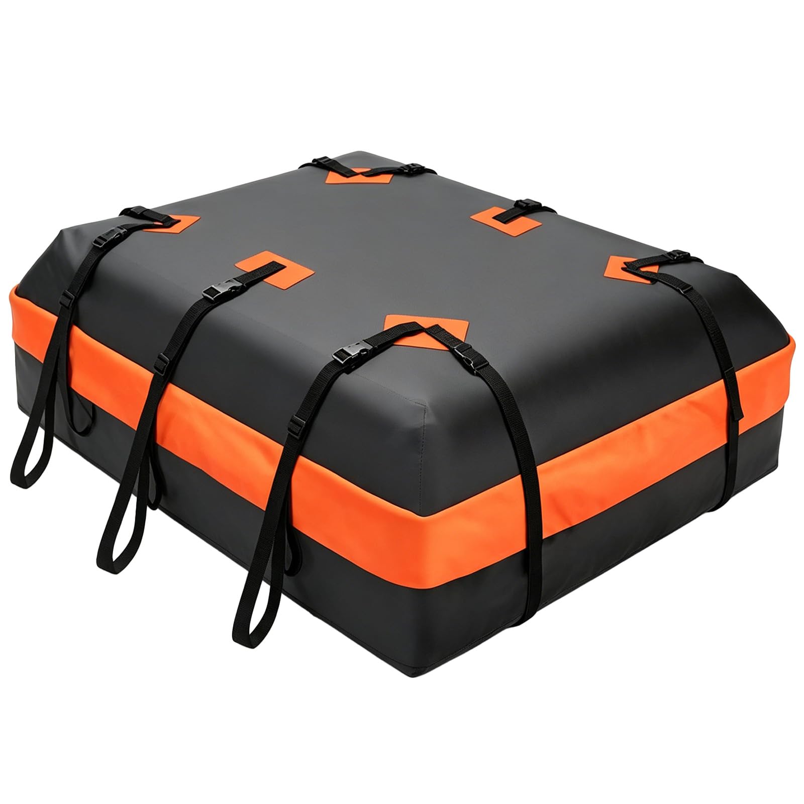 DUMOS Car Rooftop Cargo Carrier 20 Cubic Feet, Car Roof Waterproof PVC Bag, with Anti-Slip Mat, Combination Luggage Lock, Reinforced Straps & Door Hooks, Fit Vehicles with/Without Roof Racks