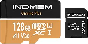 Micro SD Card 128GB High-Speed Performance (95MB/s Read, 35MB/s Write), Compatible with DSLR, Drone, Action Camera & Portable Devices（1 microSD Card +1 Adapter）