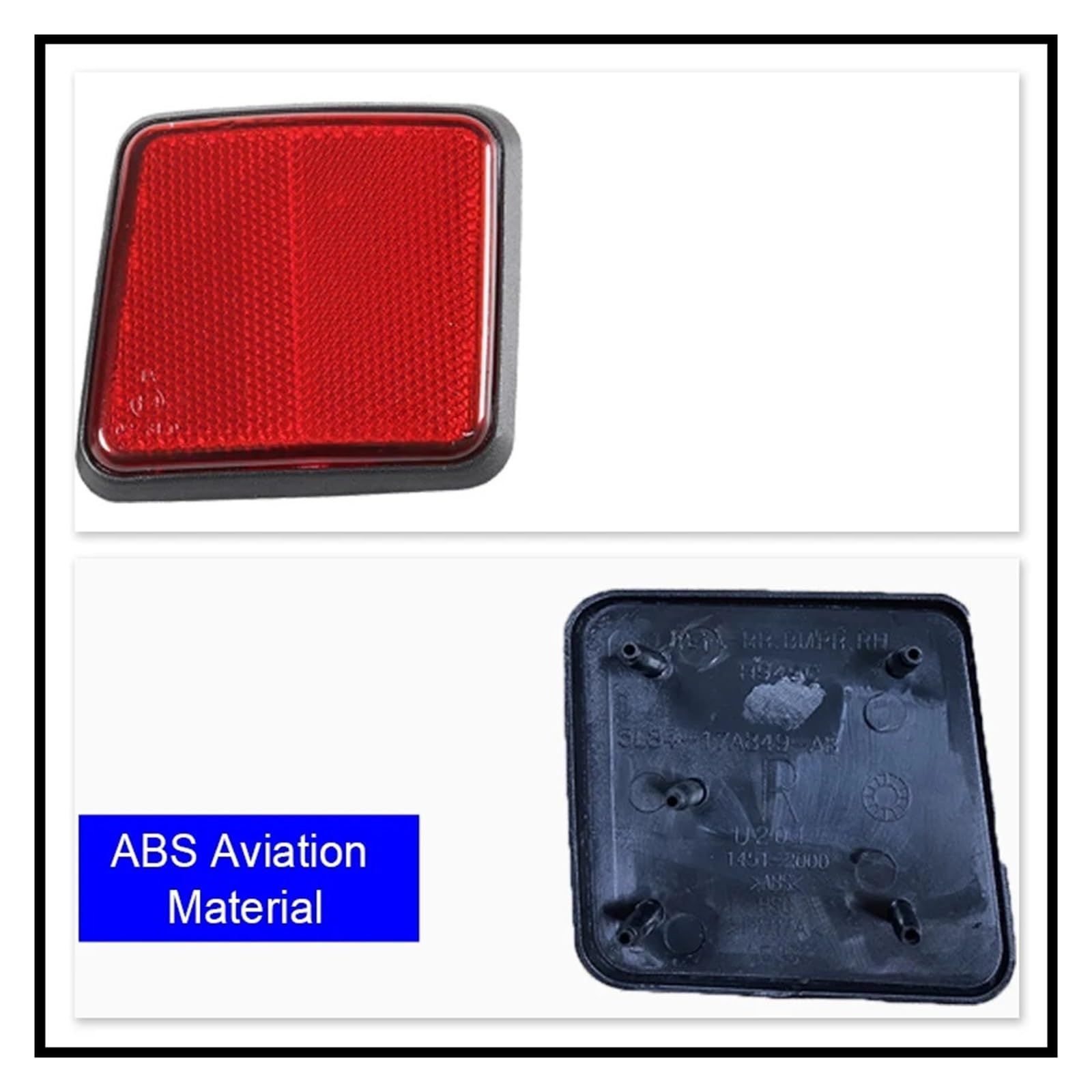 Rückstrahler Stoßstange Hinten Nebelschlussleuchte Für Ford Escape Maverick 2005-2007 Rote Linse Ohne Glühbirne Rückleuchten Austauschen(Right side)