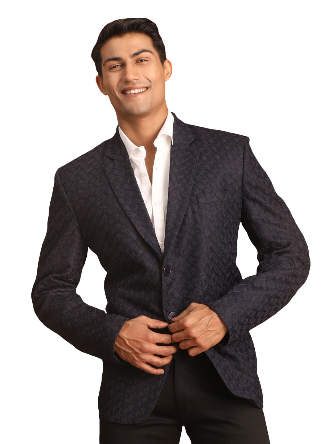 vastramay Imported Jacquard Fabric Blazer for Men – Elegant Ethnic Wear for Weddings & Special-picture-30